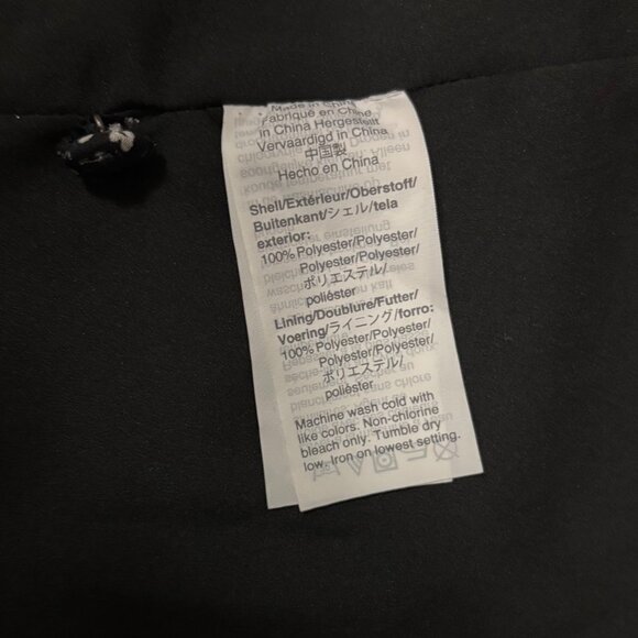 Madewel Womens Print-Mix Sheer-Sleeve Dress in Branch Floral - Picture 10 of 10